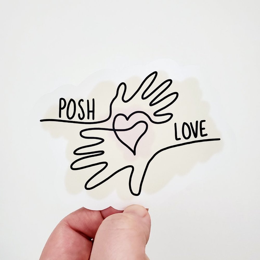 LB063 Abstract Posh Love Stickers [Price Firm] - Picture 8 of 11